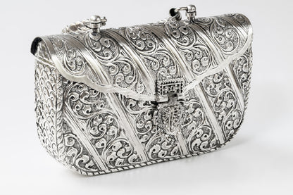 The Eternel Heirloom: Handcrafted antique heritage metal bag