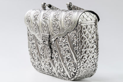 The Eternel Heirloom: Handcrafted antique heritage metal bag