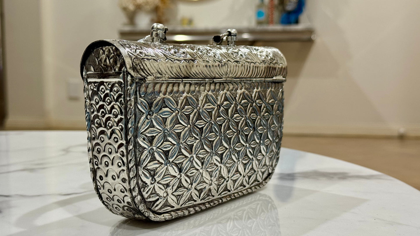The Eternel Heirloom: Handcrafted antique heritage metal bag