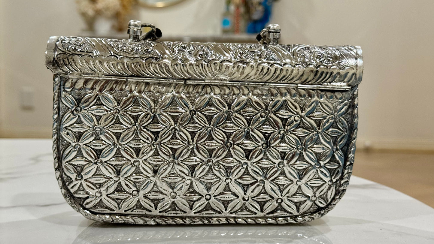 The Eternel Heirloom: Handcrafted antique heritage metal bag