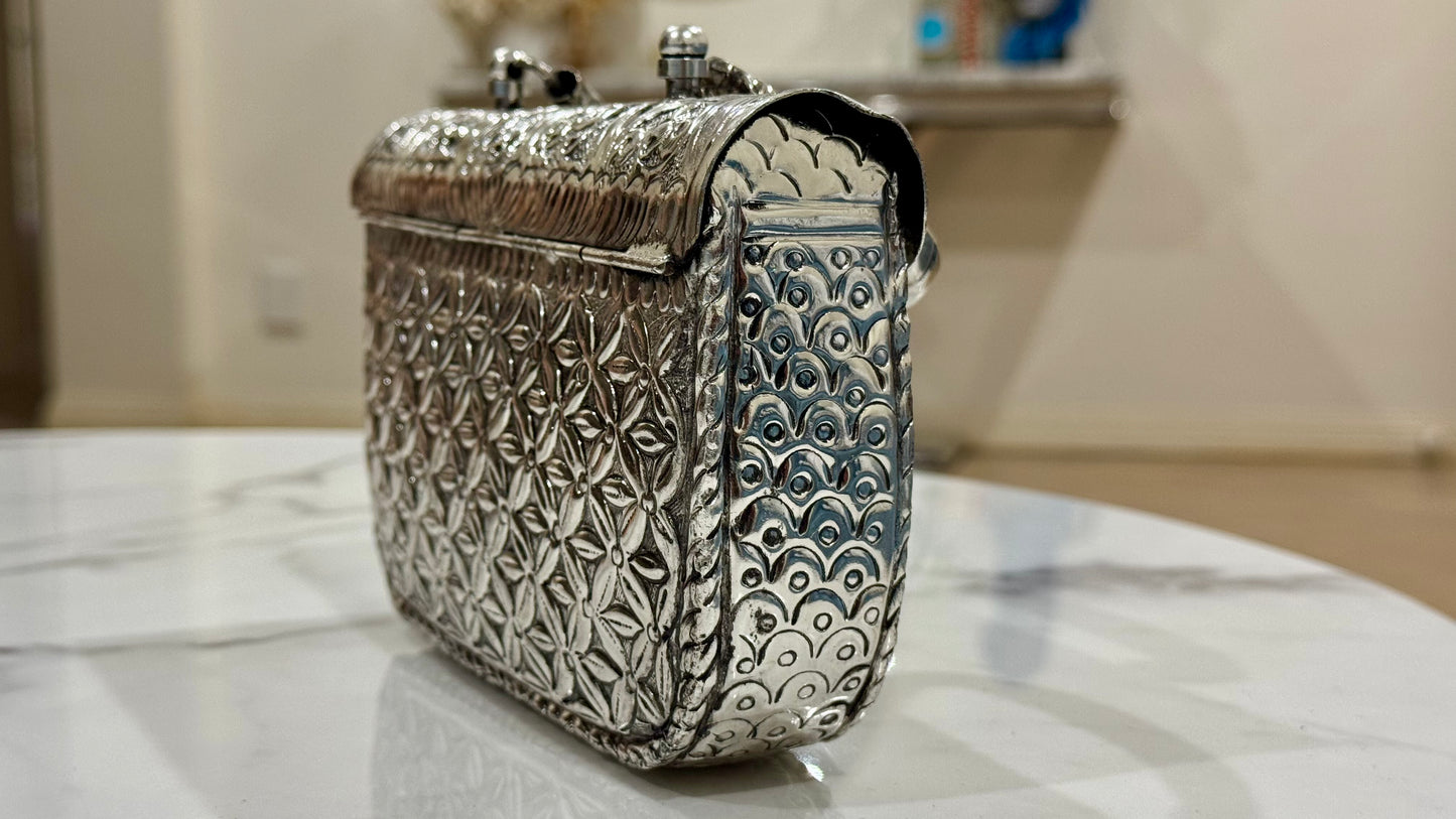 The Eternel Heirloom: Handcrafted antique heritage metal bag